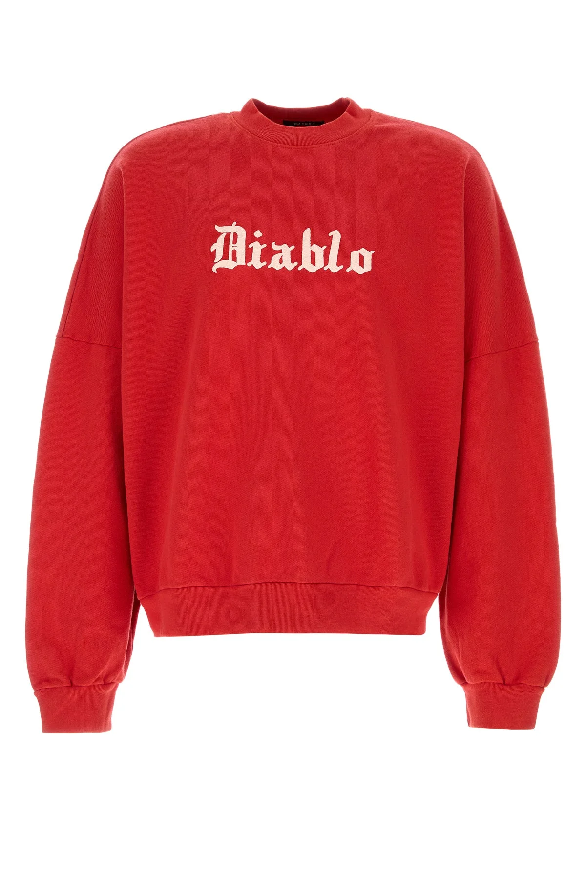 Red cotton oversize Diablo sweatshirt - 1