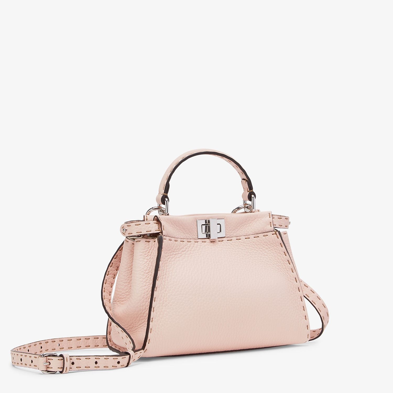 Pink leather bag - 2