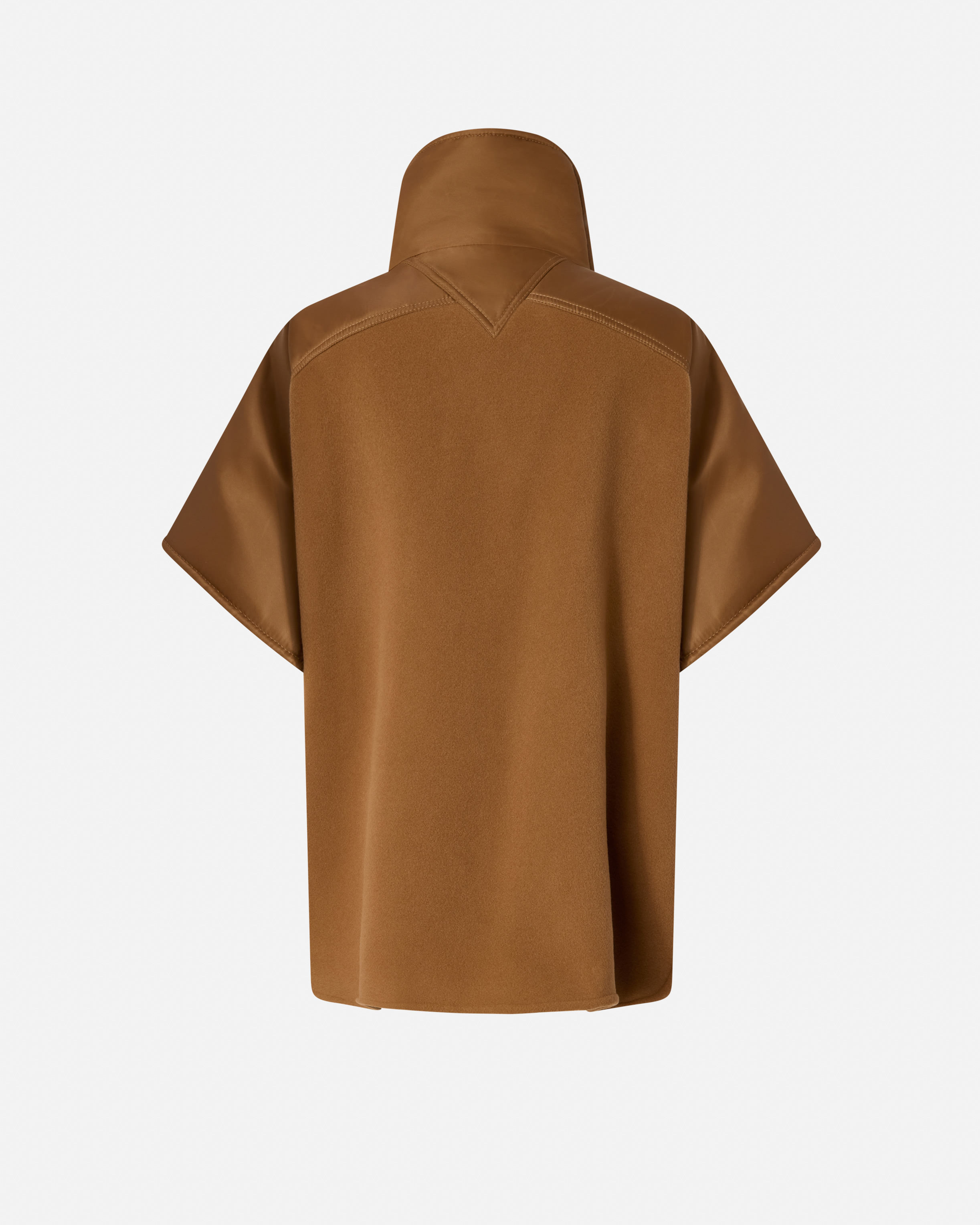 CLOTH CAPE WITH HIGH NECK - 2