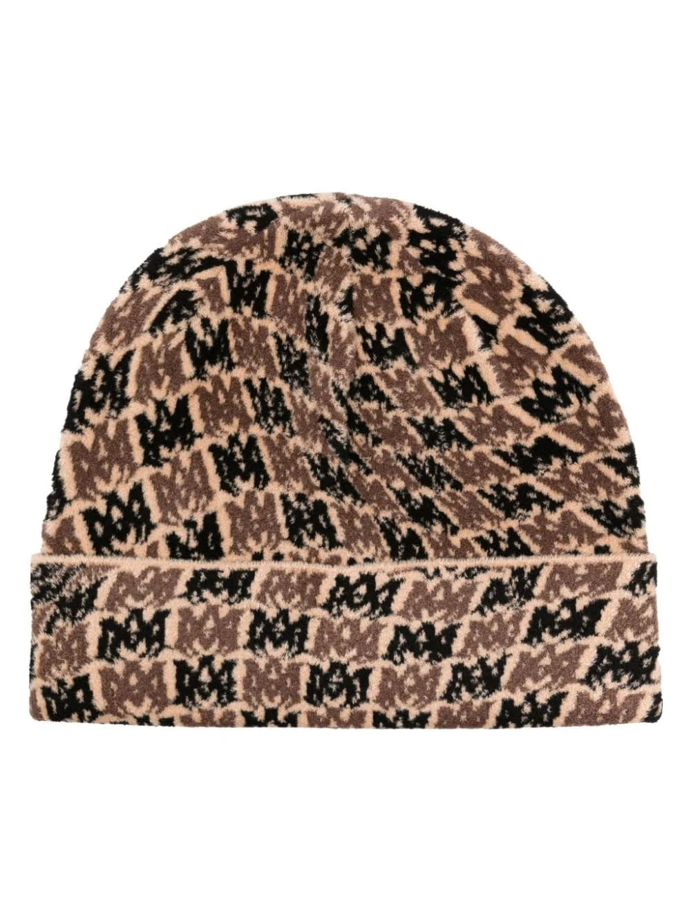 Swirl monogram beanie - 1