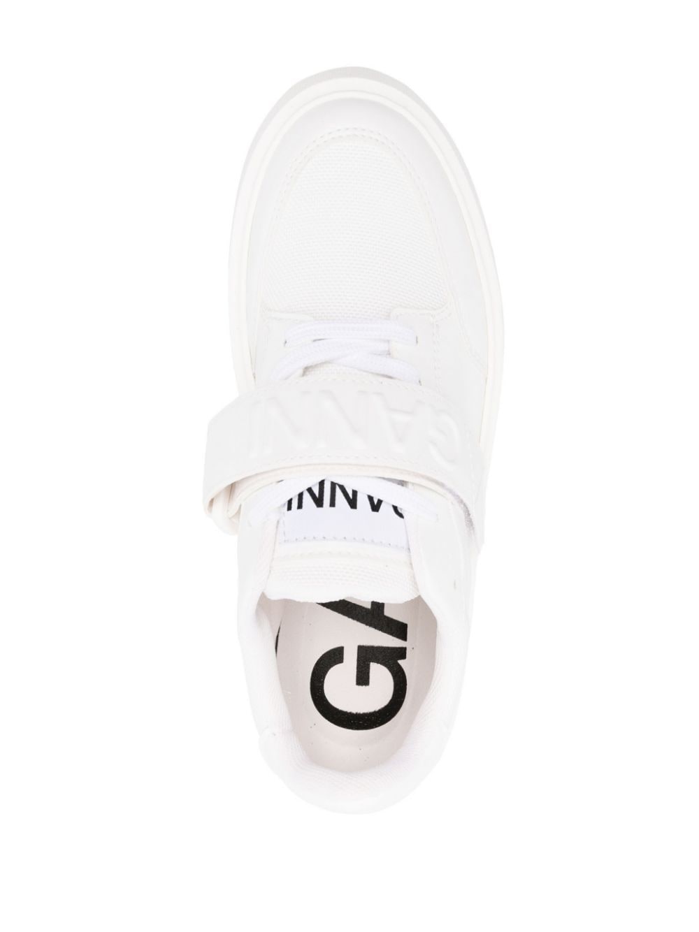 touch-strap low-top sneakers - 8