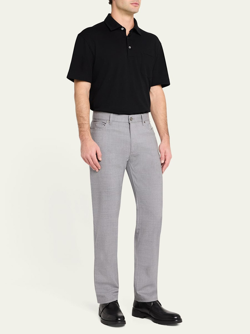 ZEGNA Men's Wool Five-Pocket Pants outlook