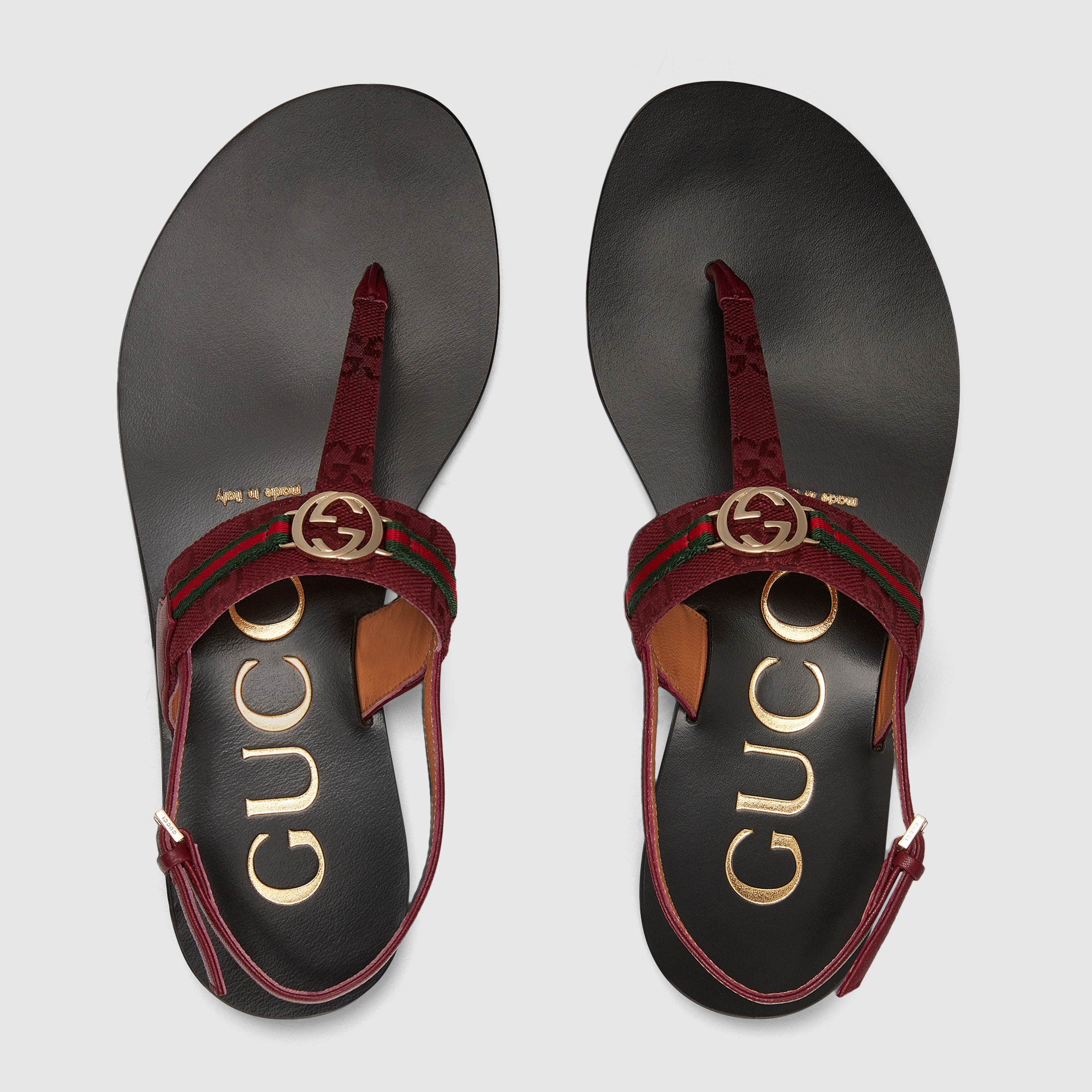 Women's Interlocking G Web sandal - 5