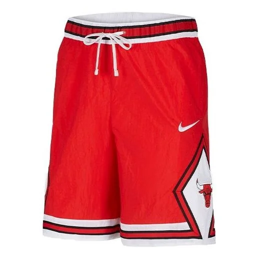 Nike Chicago Bulls Courtside Heritage NBA Casual Sports Logo Printing Basketball Shorts Red CV5597-6 - 1