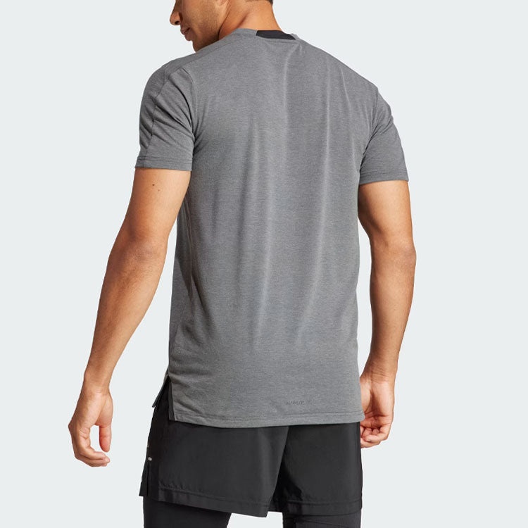 adidas Designed for Training Workout Tee 'Grey' IS3809 - 4