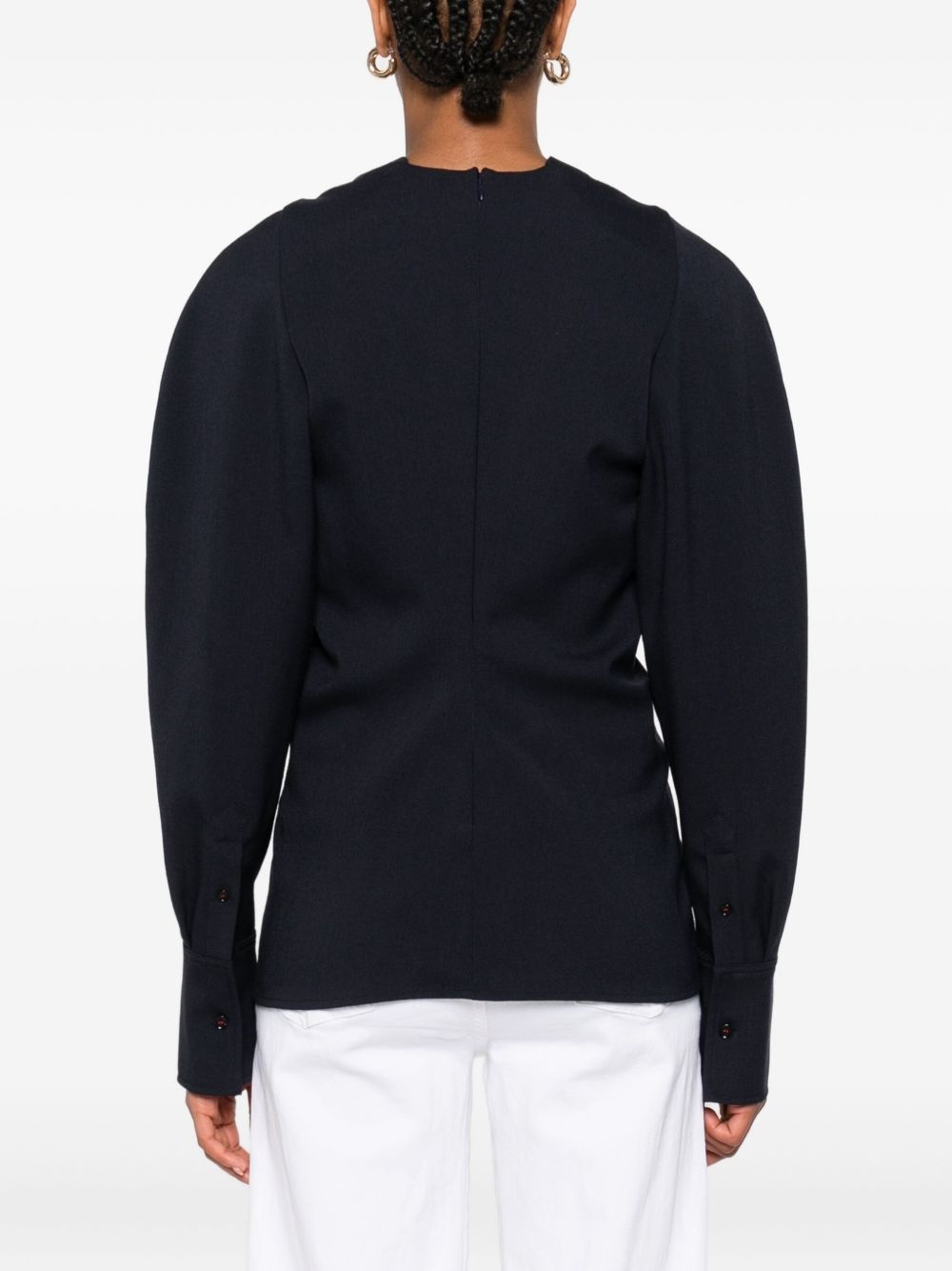 long-sleeved blouse - 4
