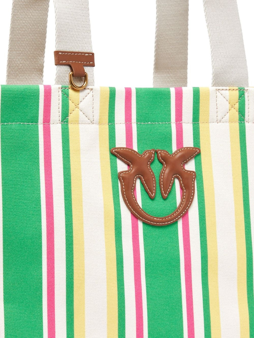 striped tote bag - 3