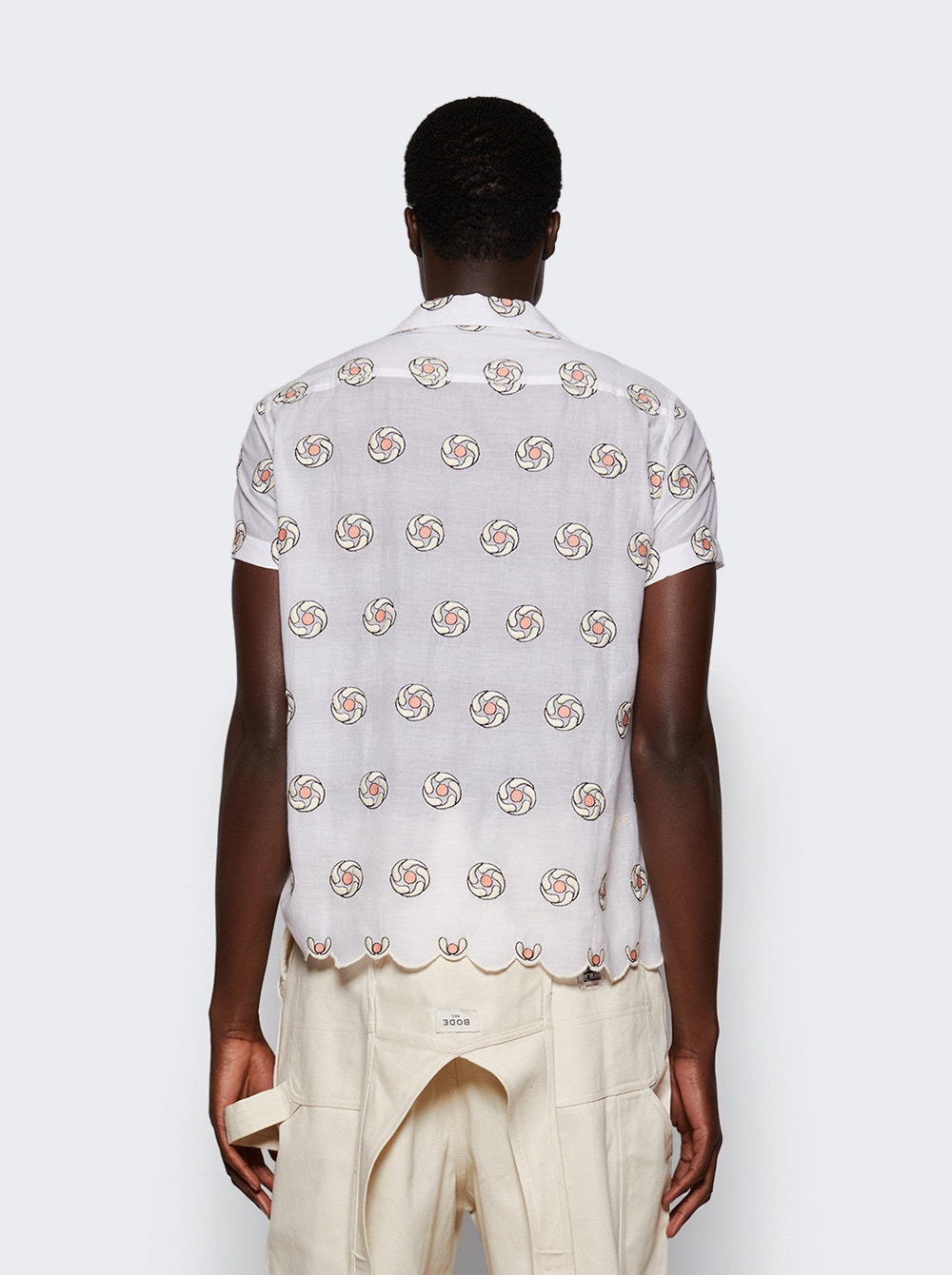 Floral Aperture Shirt White - 5