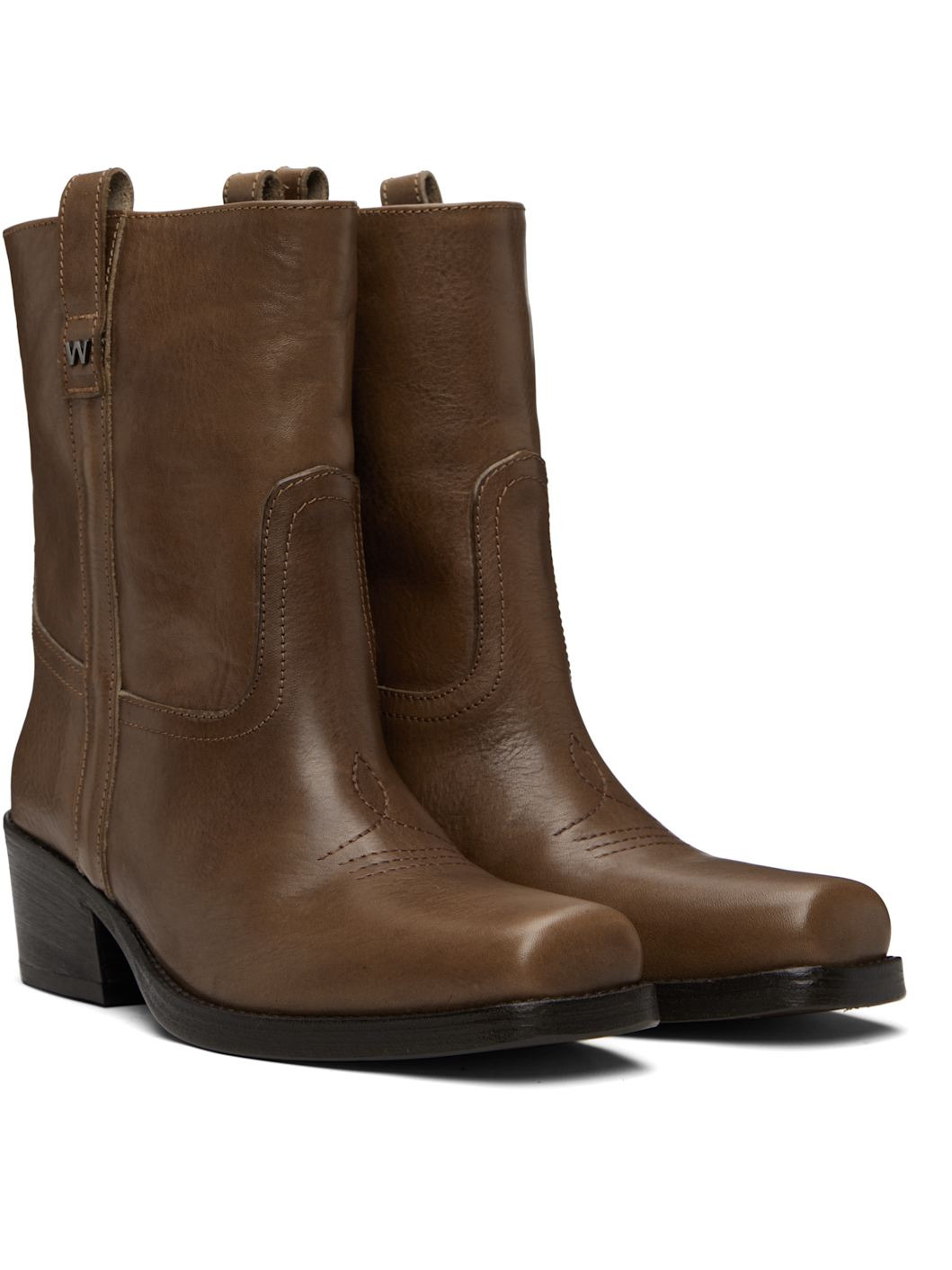 Brown Ranch Boots - 4