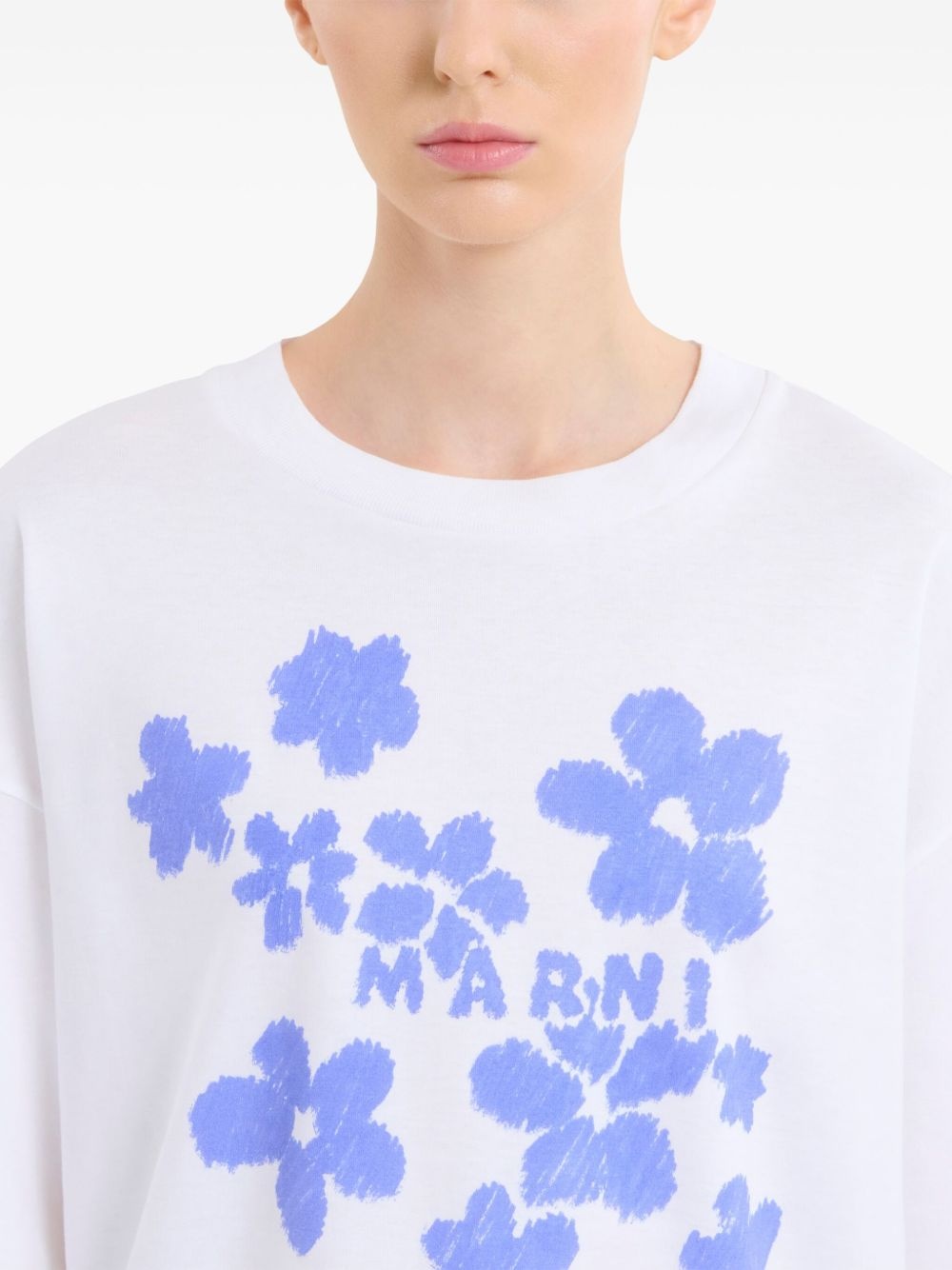 floral-print T-shirt - 5