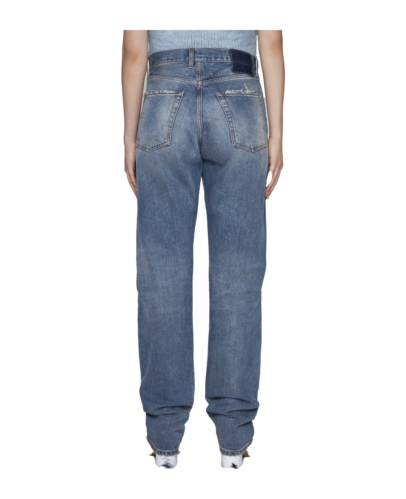 Straight Leg Jeans - 4