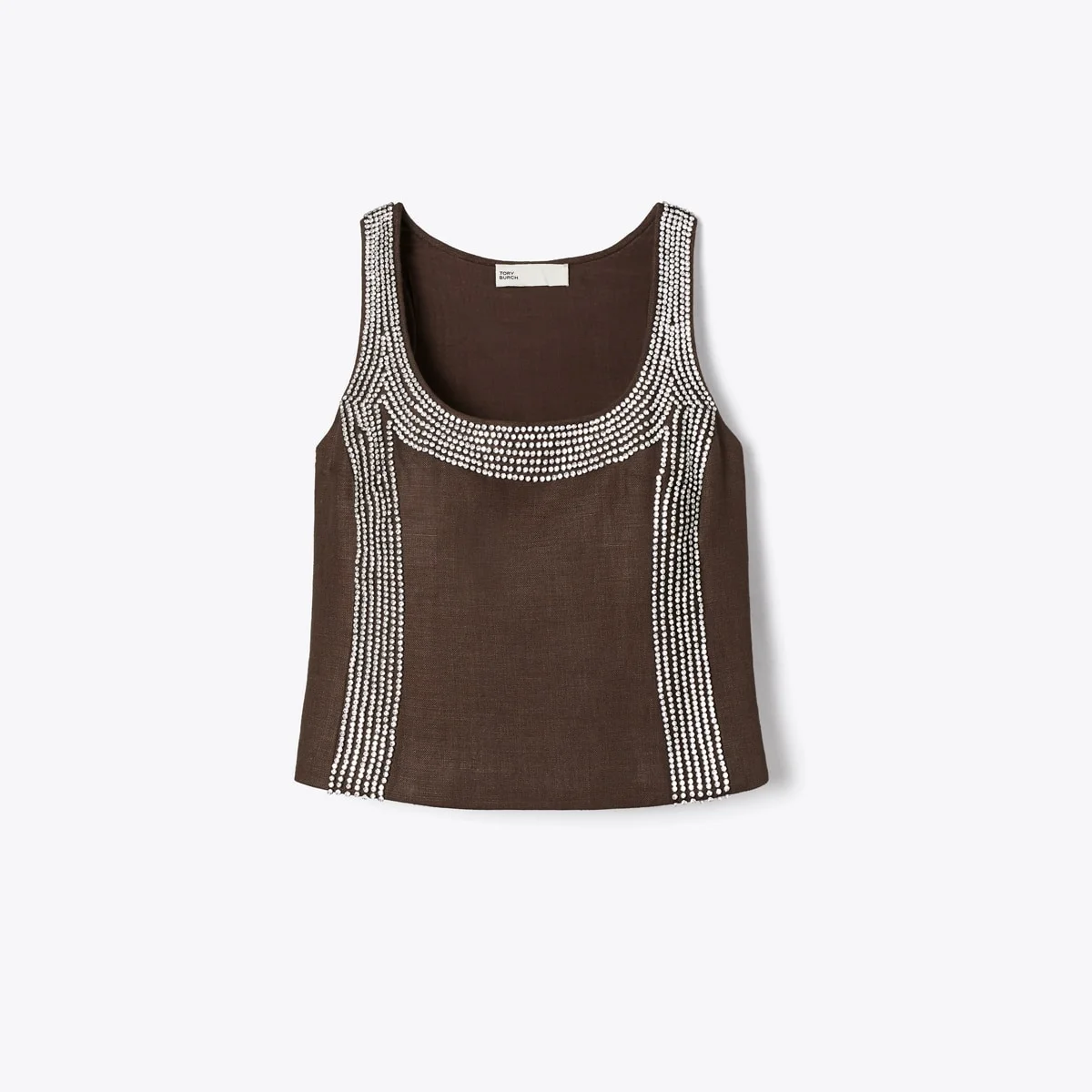 Embellished Linen Top - 1