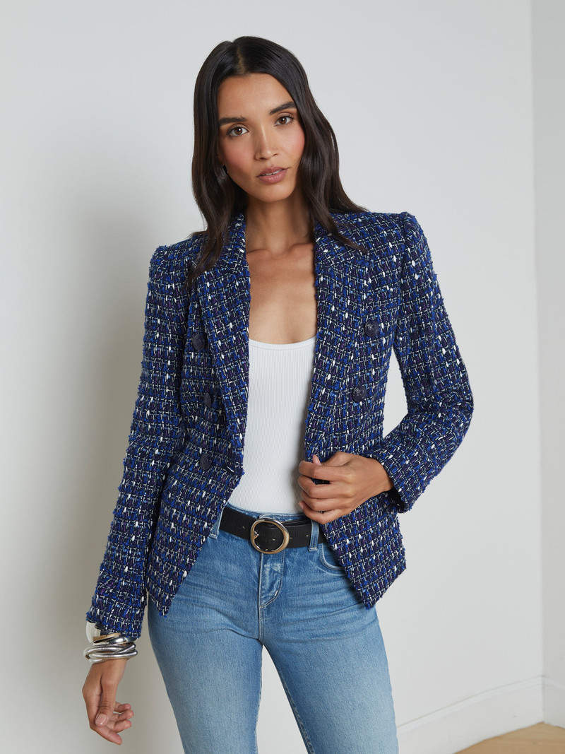 L'AGENCE Marie Slim-Fit Blazer outlook