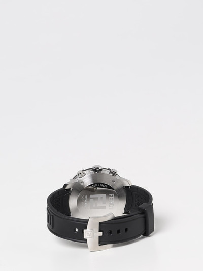 FENDI Fendi watch in metal and rubber outlook