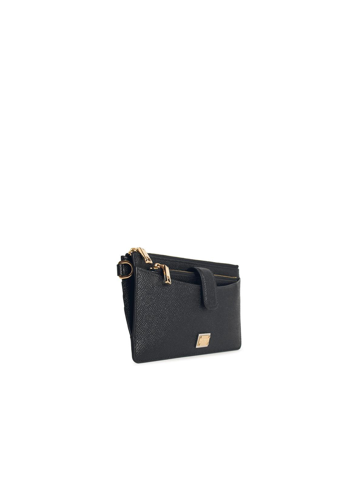 Dolce & Gabbana Black Leather Cardholder Women - 2