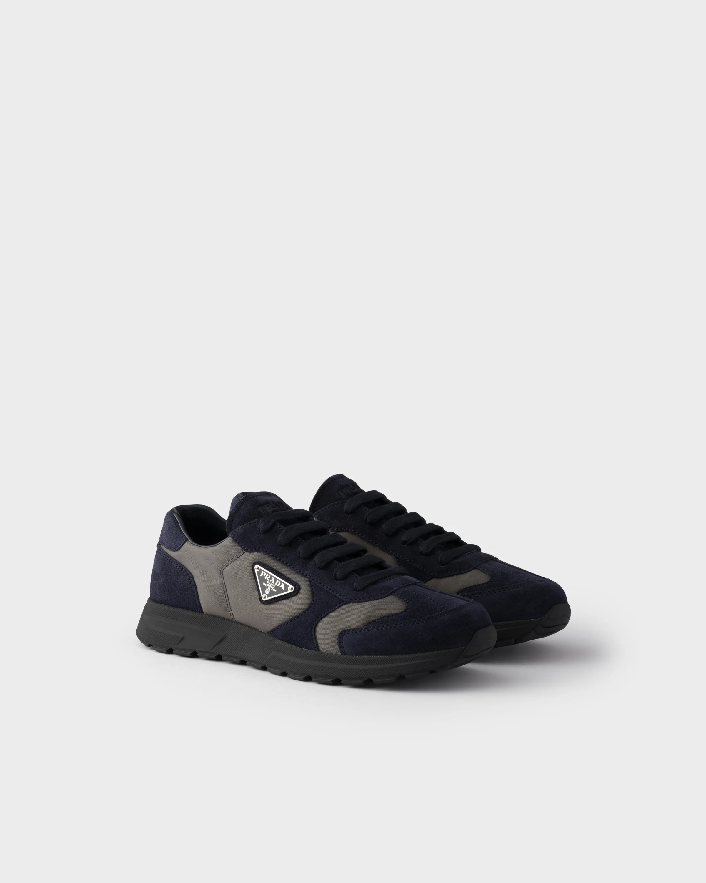 Prax suede and Re-Nylon sneakers - 1