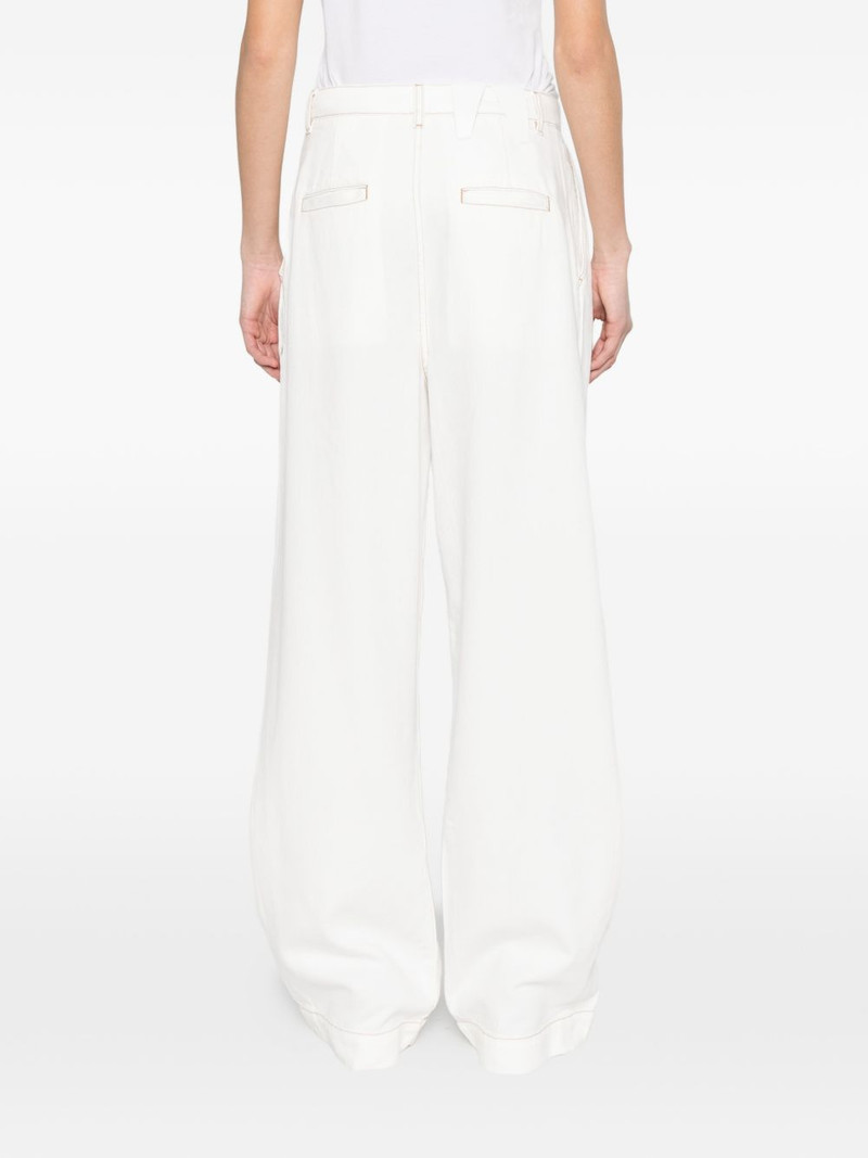 contrast stitch trousers 4