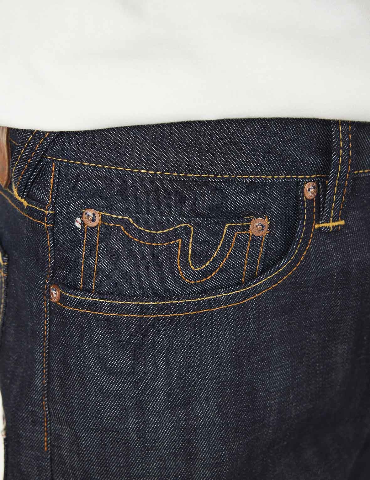 7 Pockets Design Carrot Fit Raw Jeans #2017 - 9