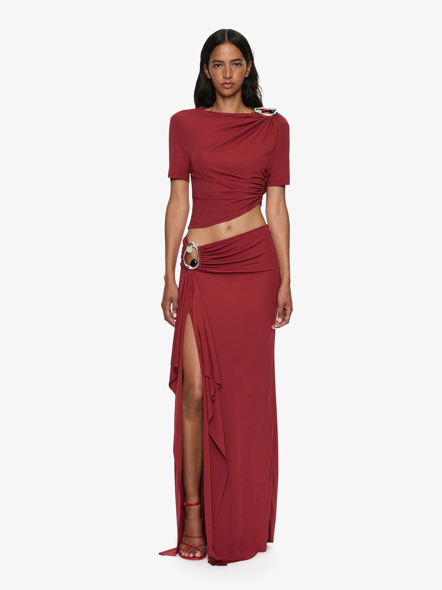 Orica Crystal Cascade Jersey Skirt - 1