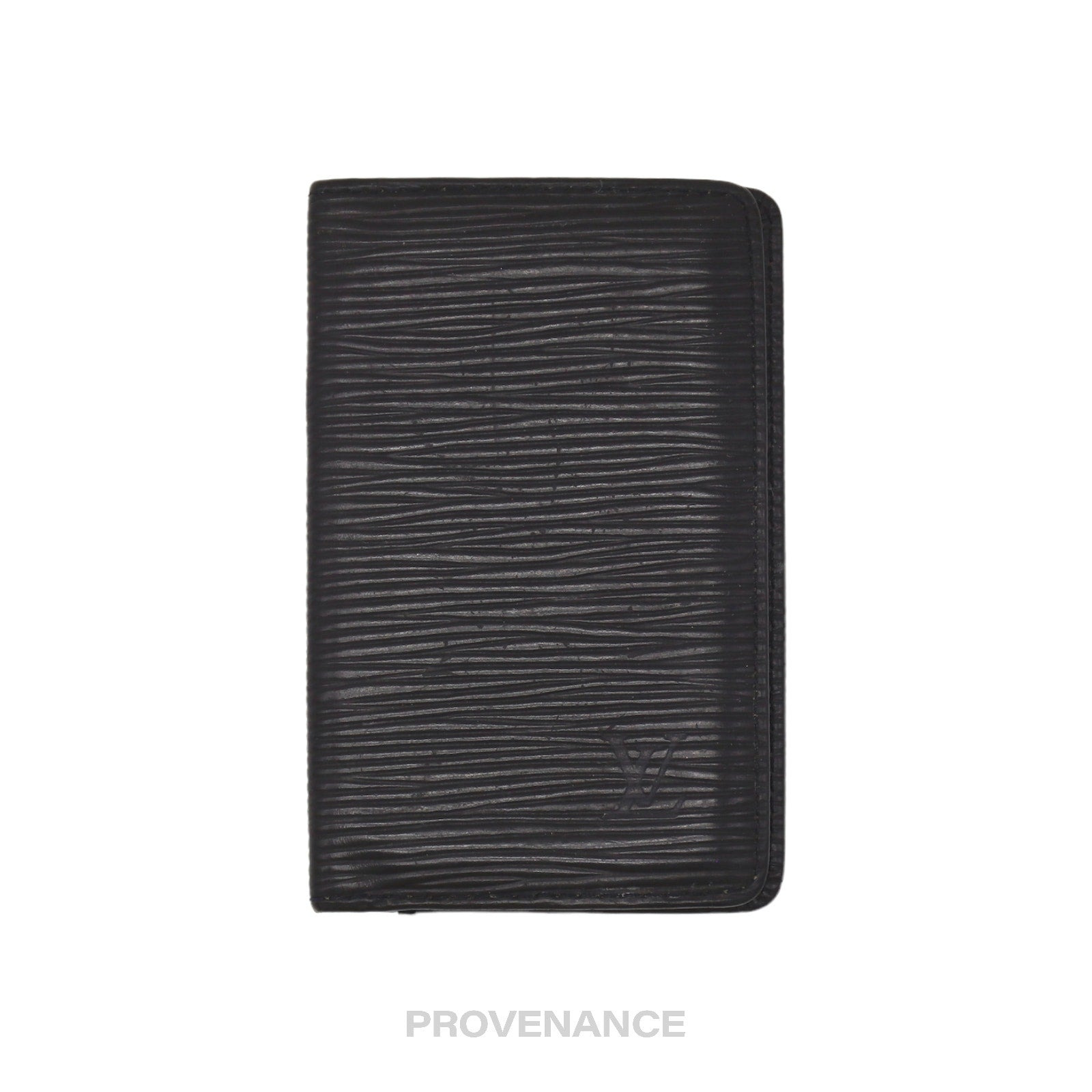 Louis Vuitton Pocket Organizer Wallet - Black Epi Leather - 2