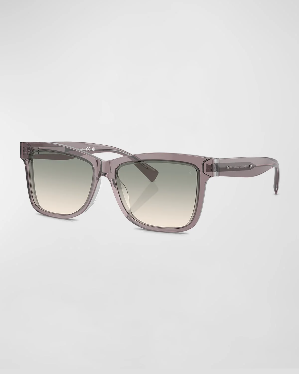 Logo Acetate Butterfly Sunglasses - 1