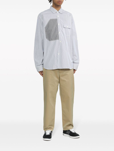 Junya Watanabe MAN panelled cotton shirt outlook