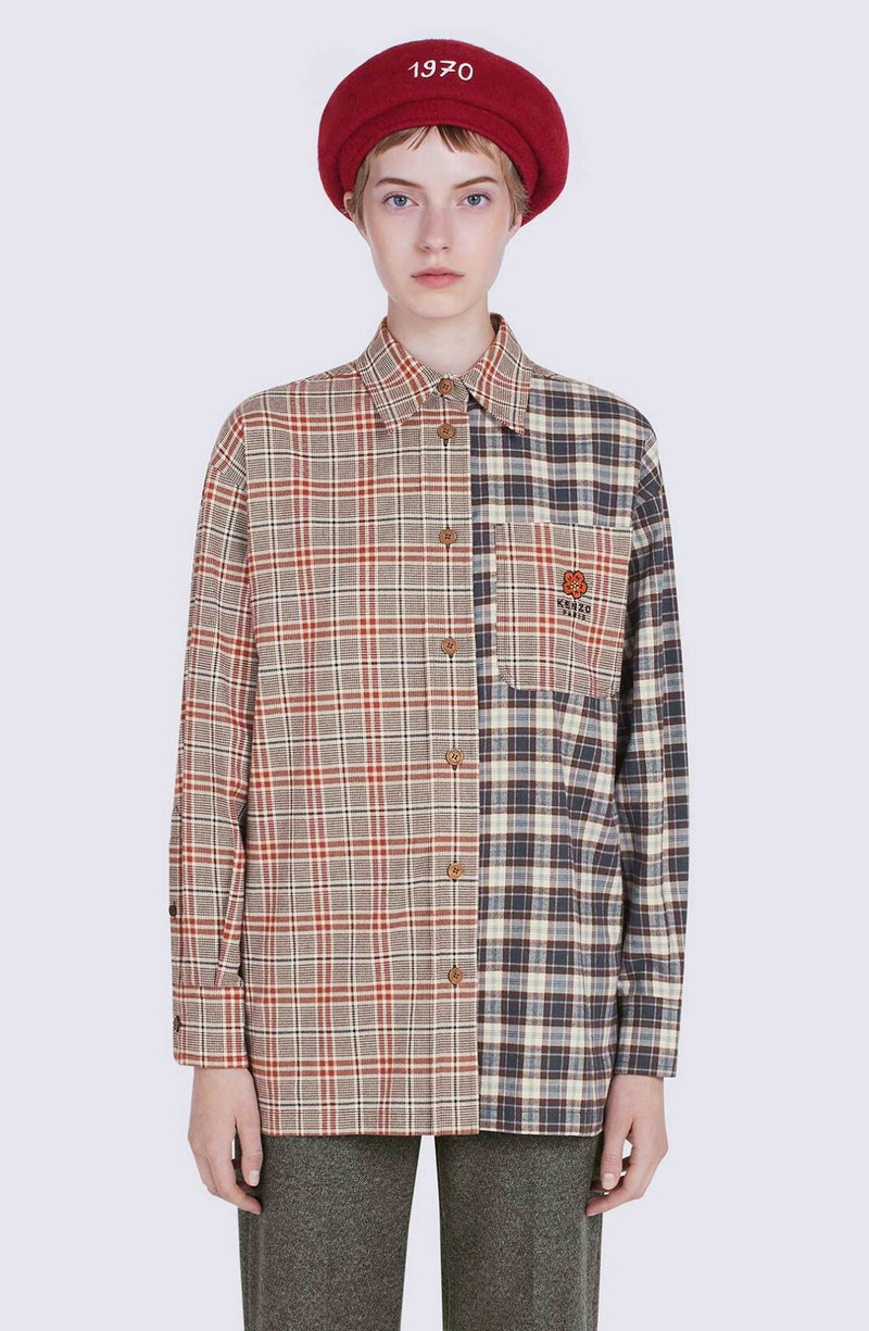 Checked oversized shirt 5