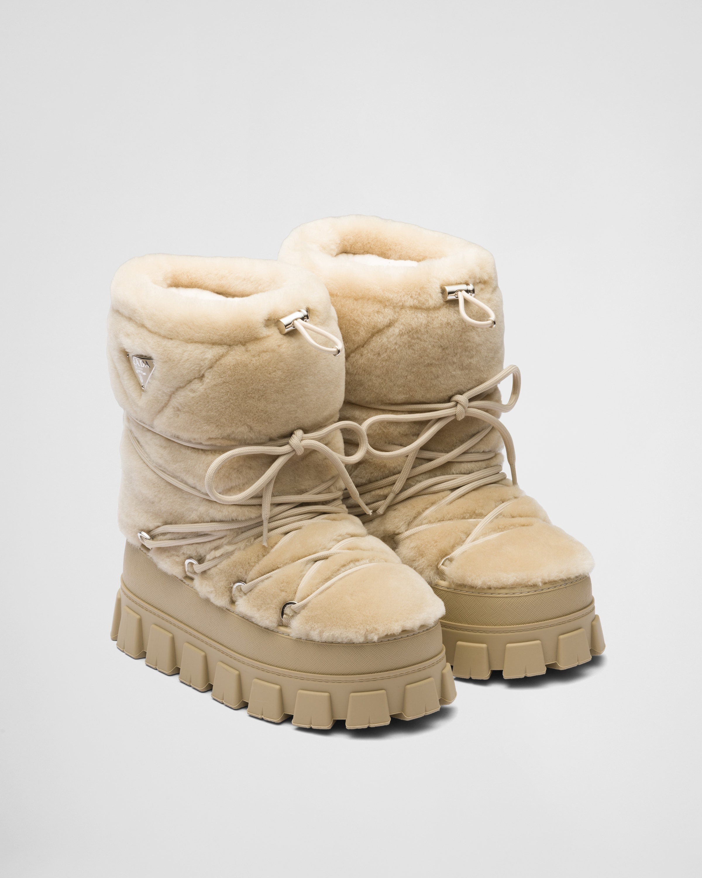 Shearling apres-ski boots - 1