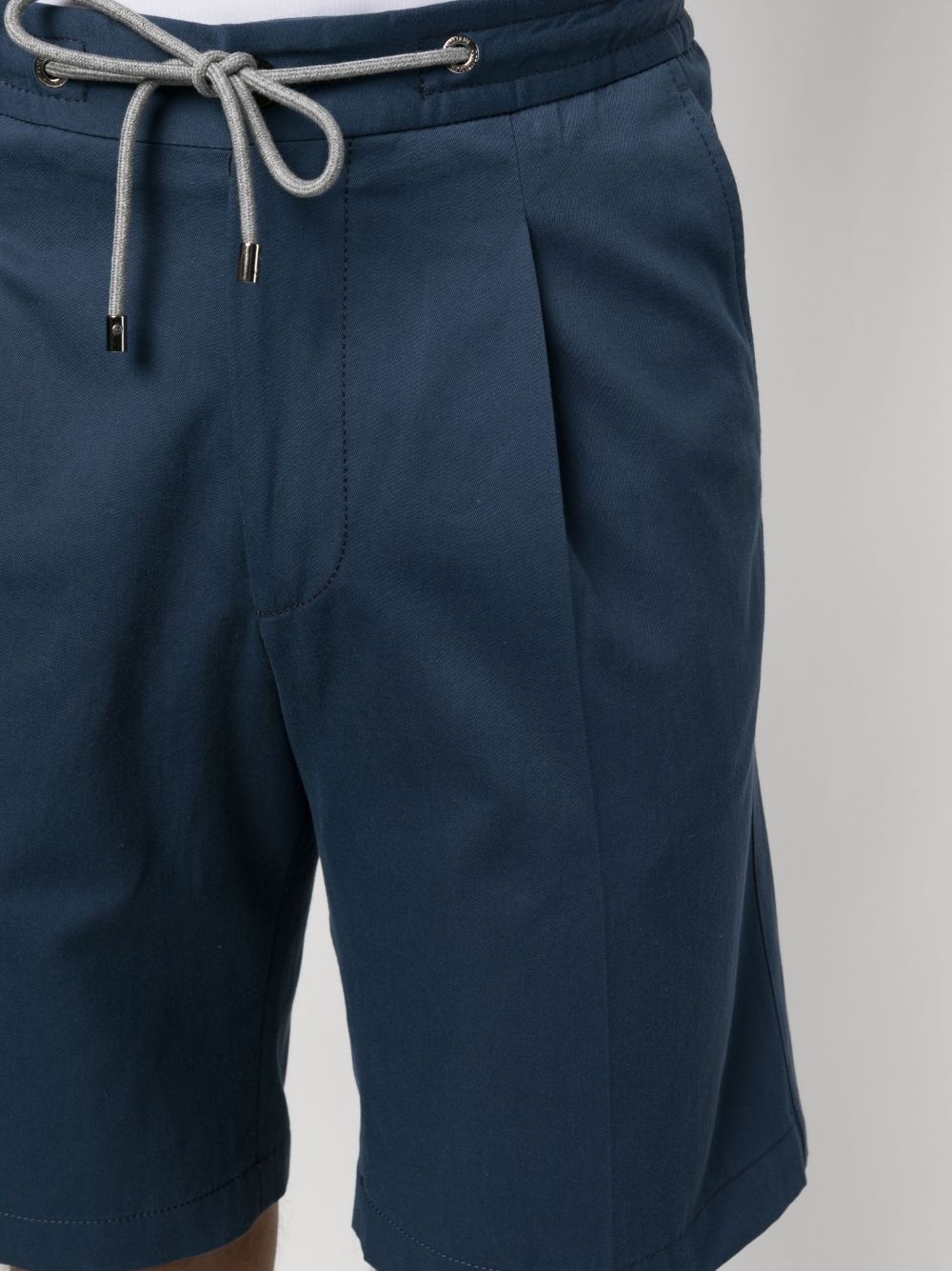 drawstring-waist chino shorts - 5