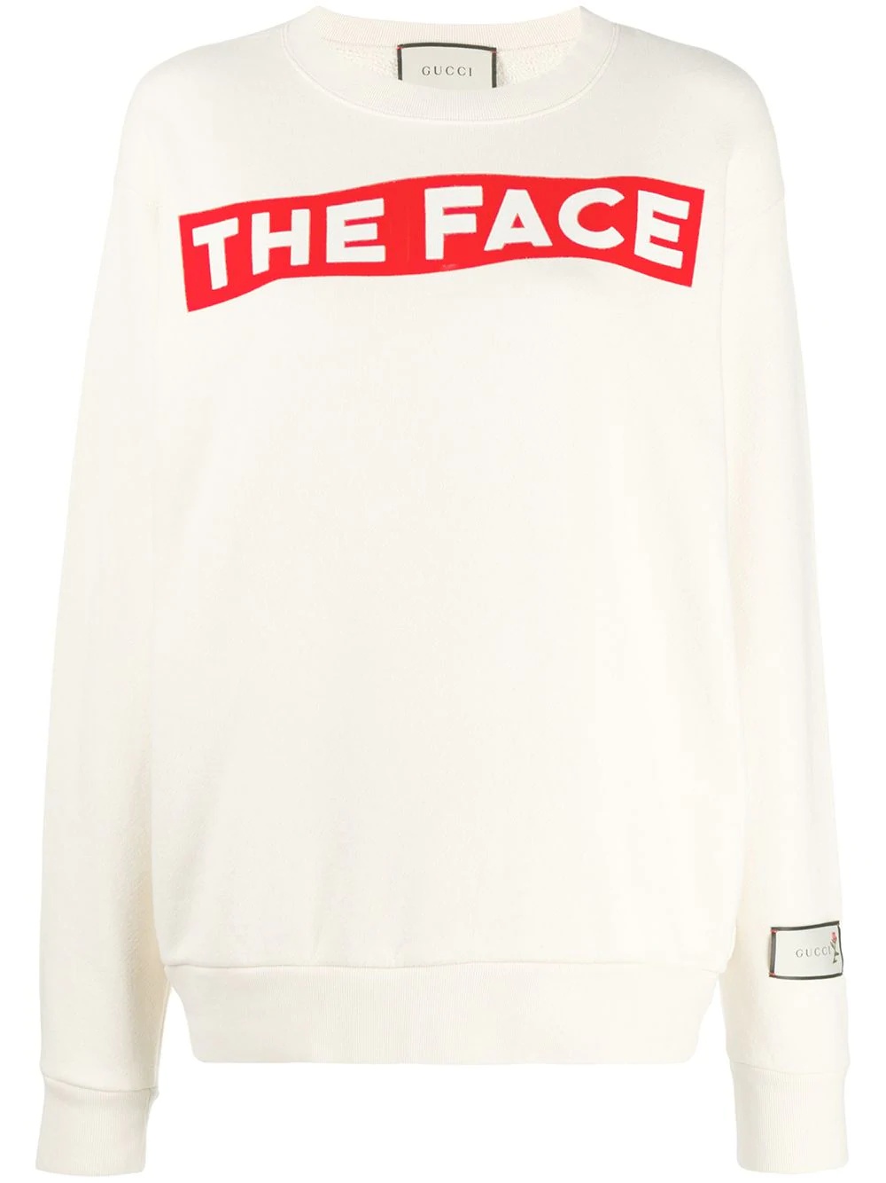 The Face print sweatshirt - 1