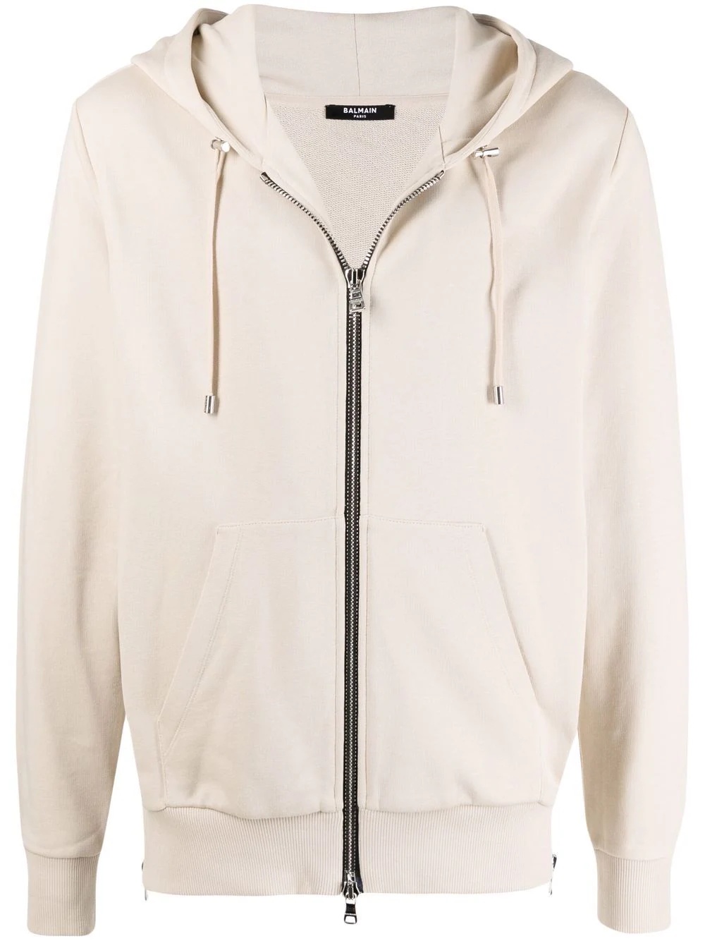 logo-print drawstring hoodie - 1