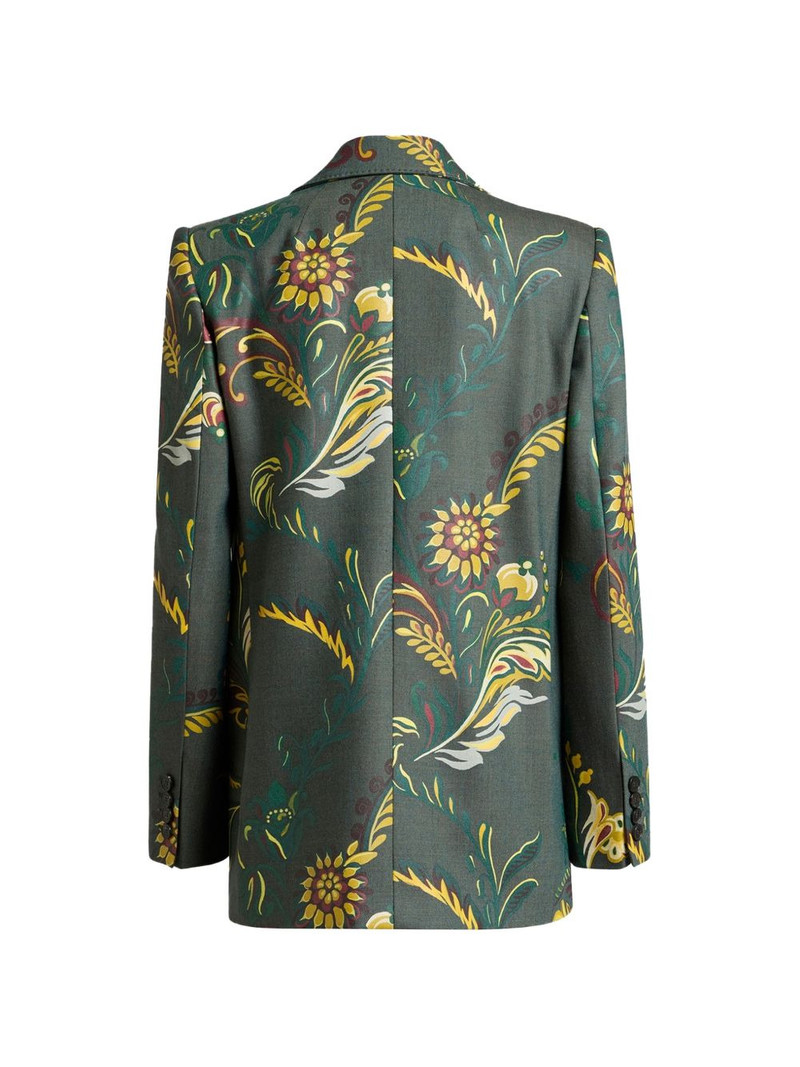 Etro floral-pattern blazer outlook