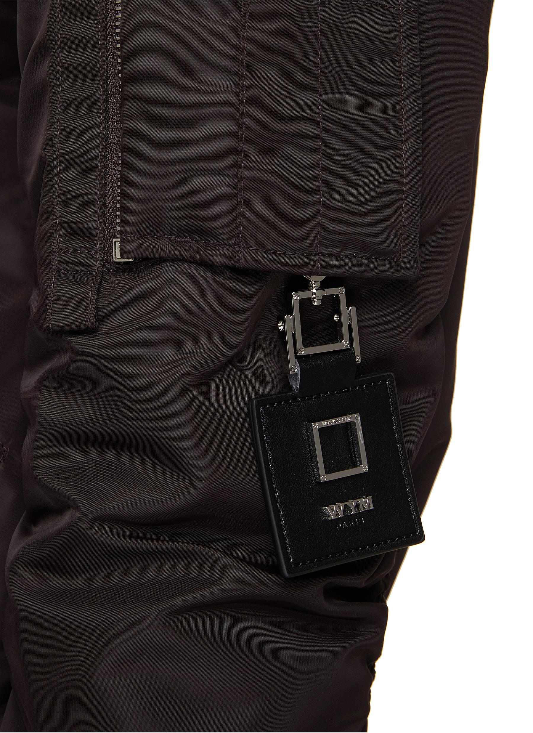 LOGO EMBROIDERED BOMBER JACKET - 4