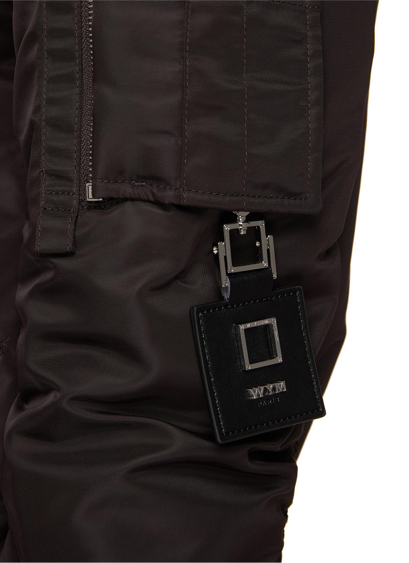 LOGO EMBROIDERED BOMBER JACKET 4