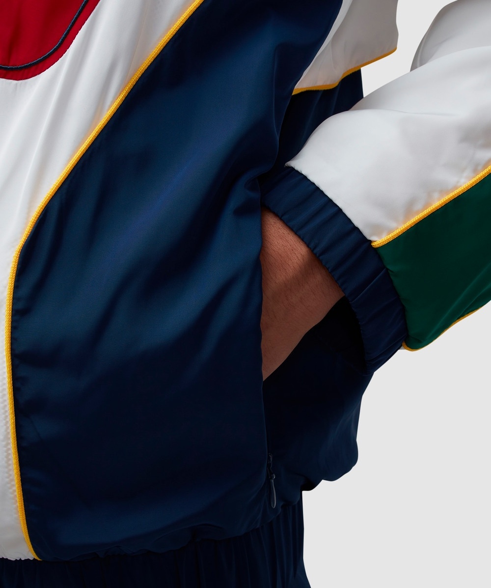 Embroidered track jacket - 7