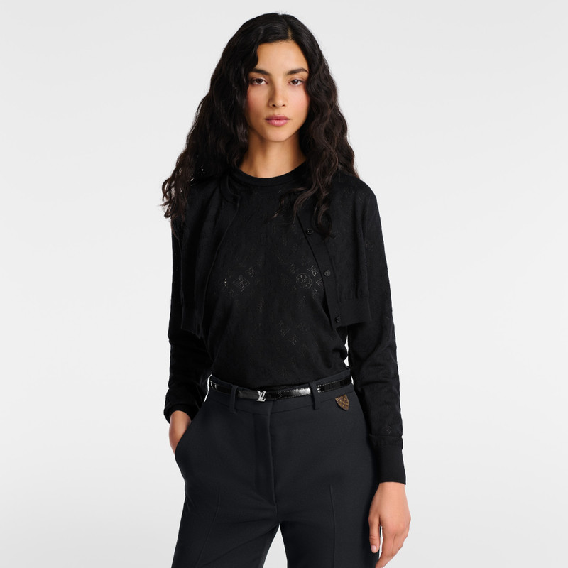 LV Mini Strass Reversible 15mm Belt 5