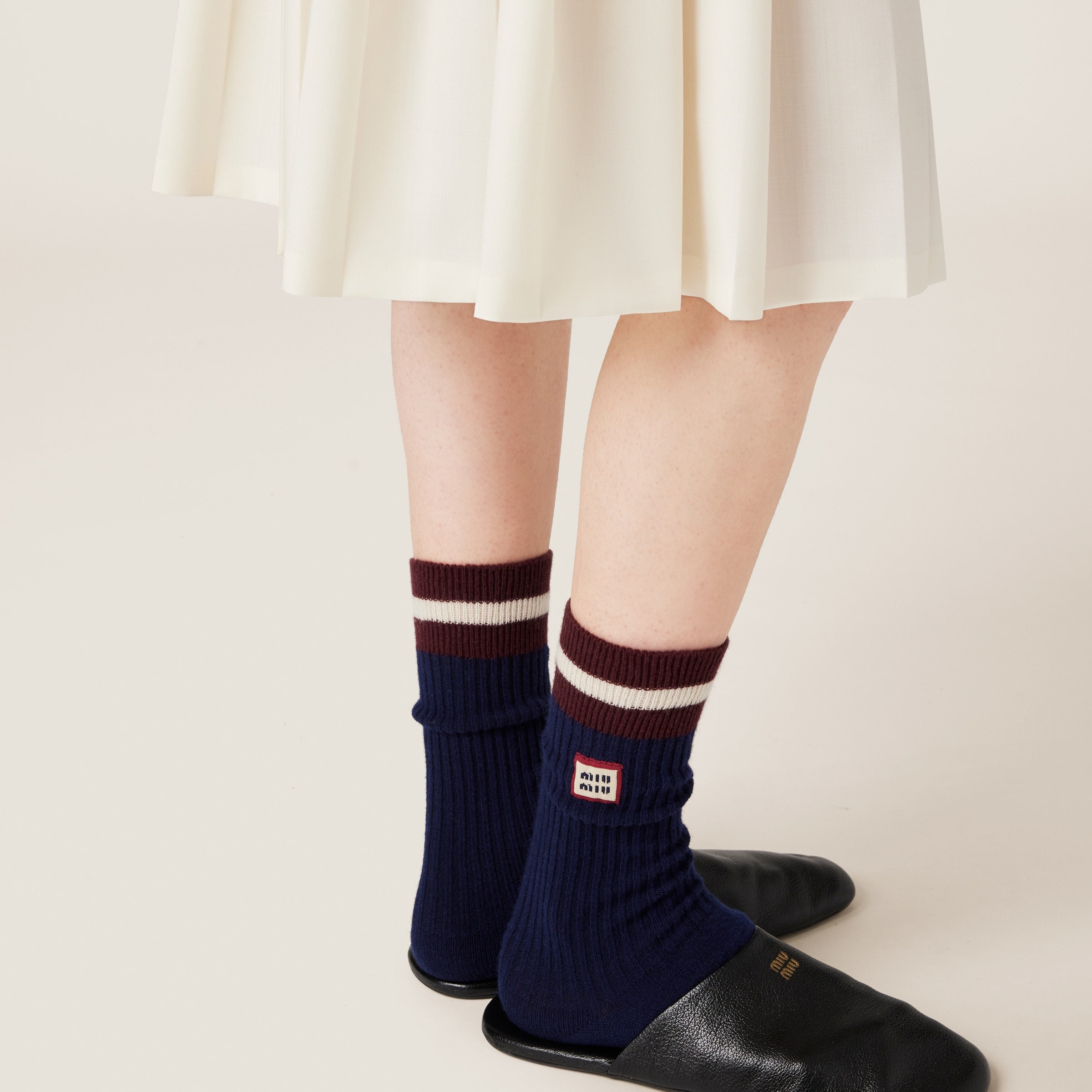 Wool and cashmere socks - 4