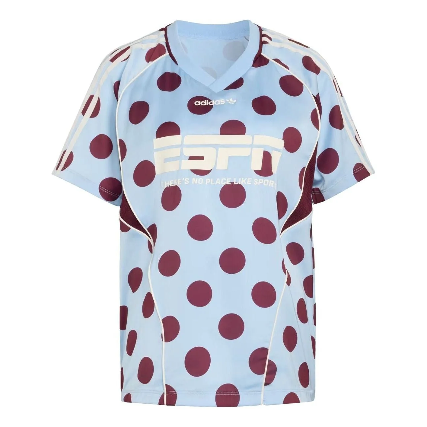 (WMNS) adidas Street Jersey SS 'Clear Sky' KV1188 - 1