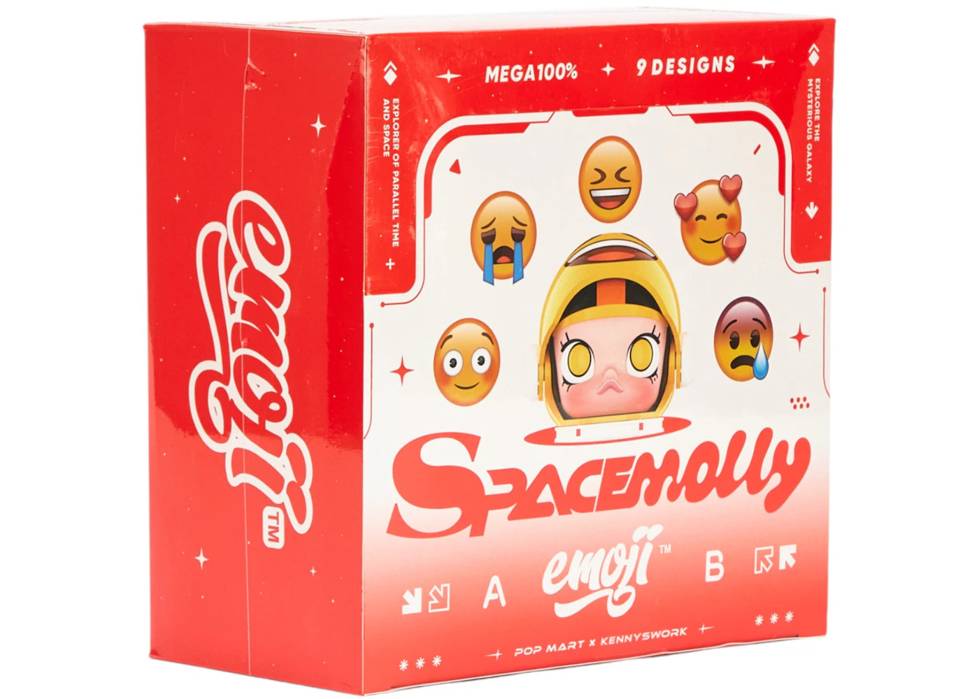 Pop Mart Mega Space Molly x emoji Series 100% Sealed Case (9 Blind Box) - 3