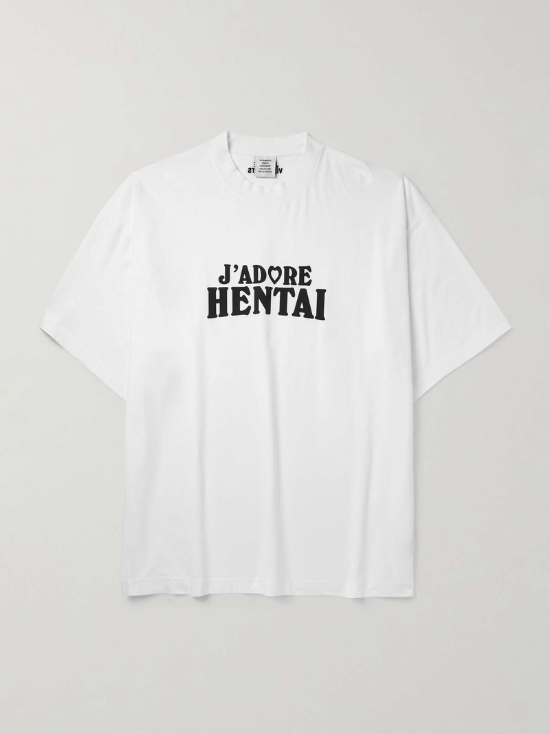 Printed Cotton-Jersey T-Shirt 1