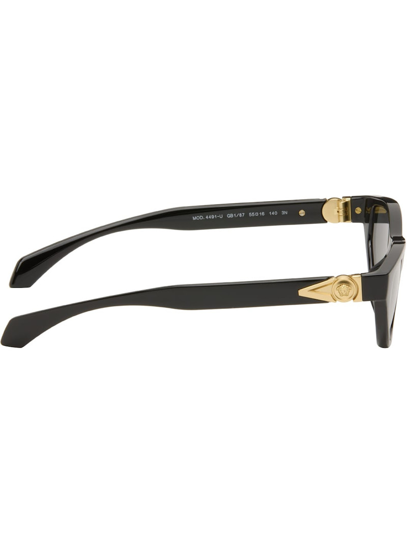 VERSACE Black Avanti Cat-Eye Sunglasses outlook