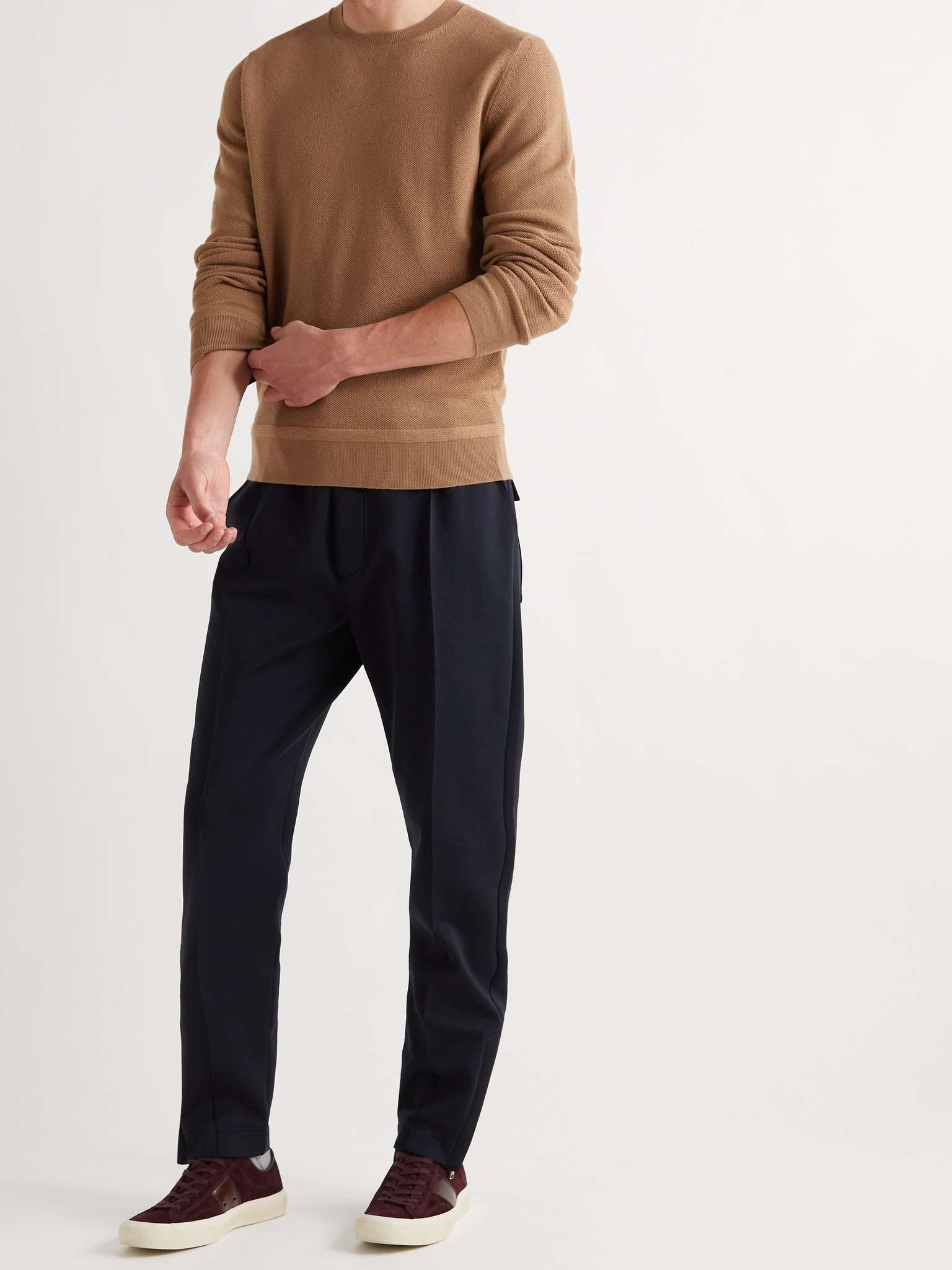 Mélange Cashmere and Wool-Blend Sweater - 2