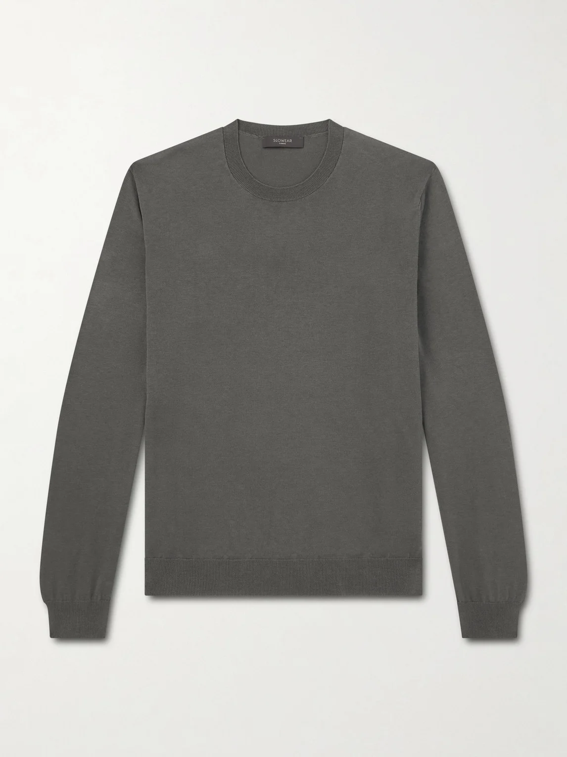 Cotton and Silk-Blend Sweater - 1