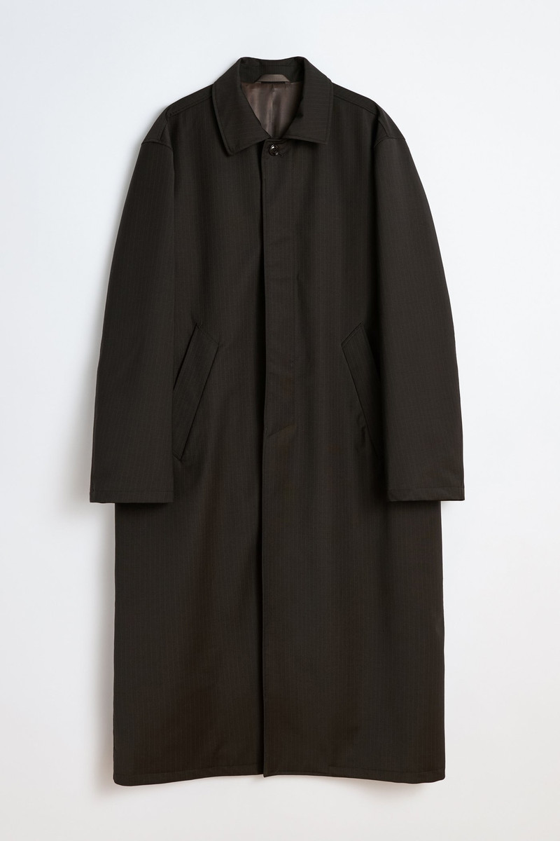 Our Legacy Cloak Carcoat Churchill Stripe Membrane Wool 1