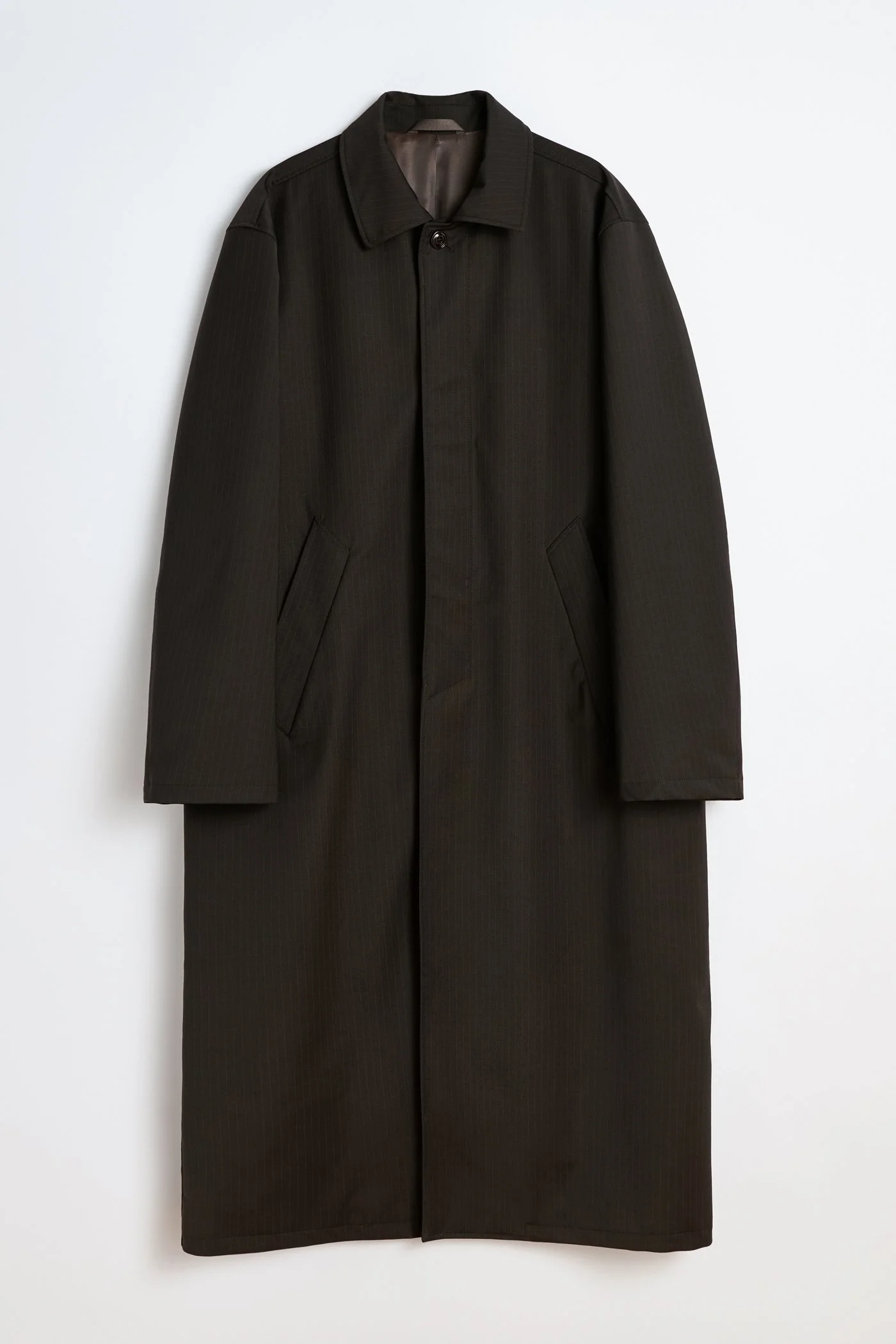 Our Legacy Cloak Carcoat Churchill Stripe Membrane Wool - 1