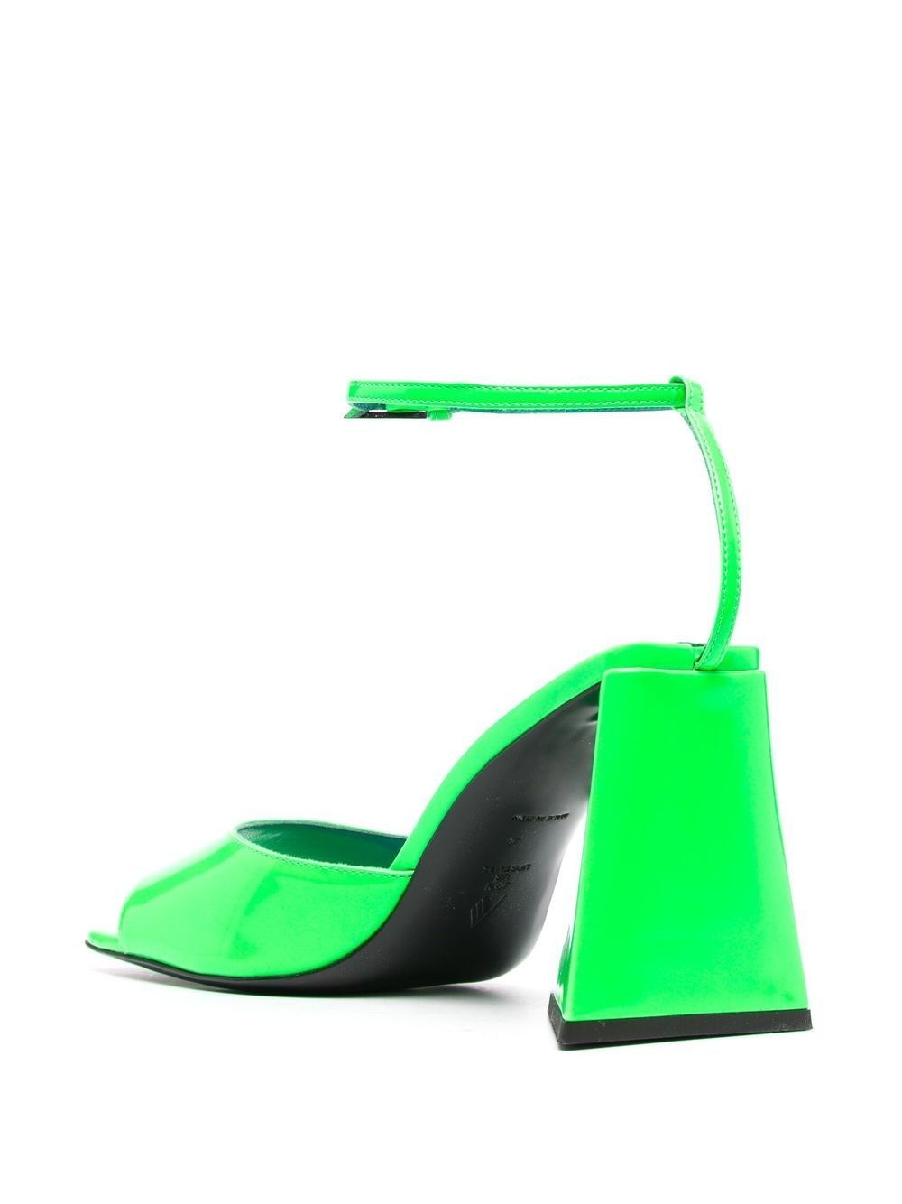 Piper 85mm patent-leather sandals - 3