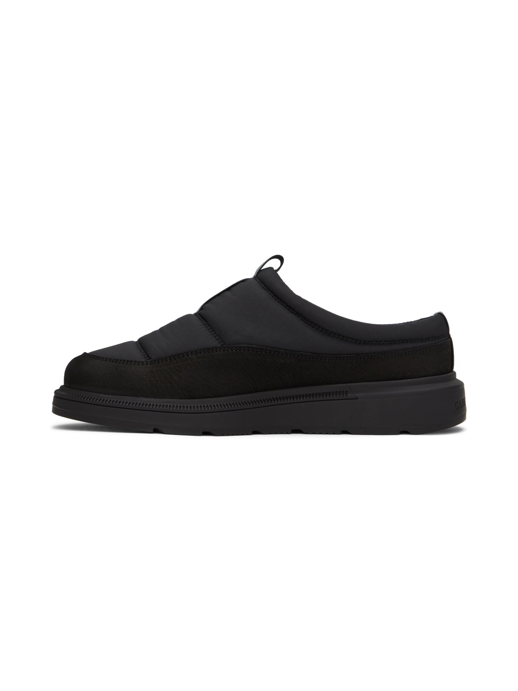 Black Crofton Puffer Mules - 3