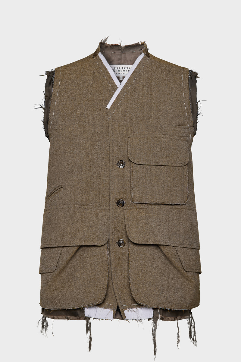 Sleeveless 모직 재킷 1