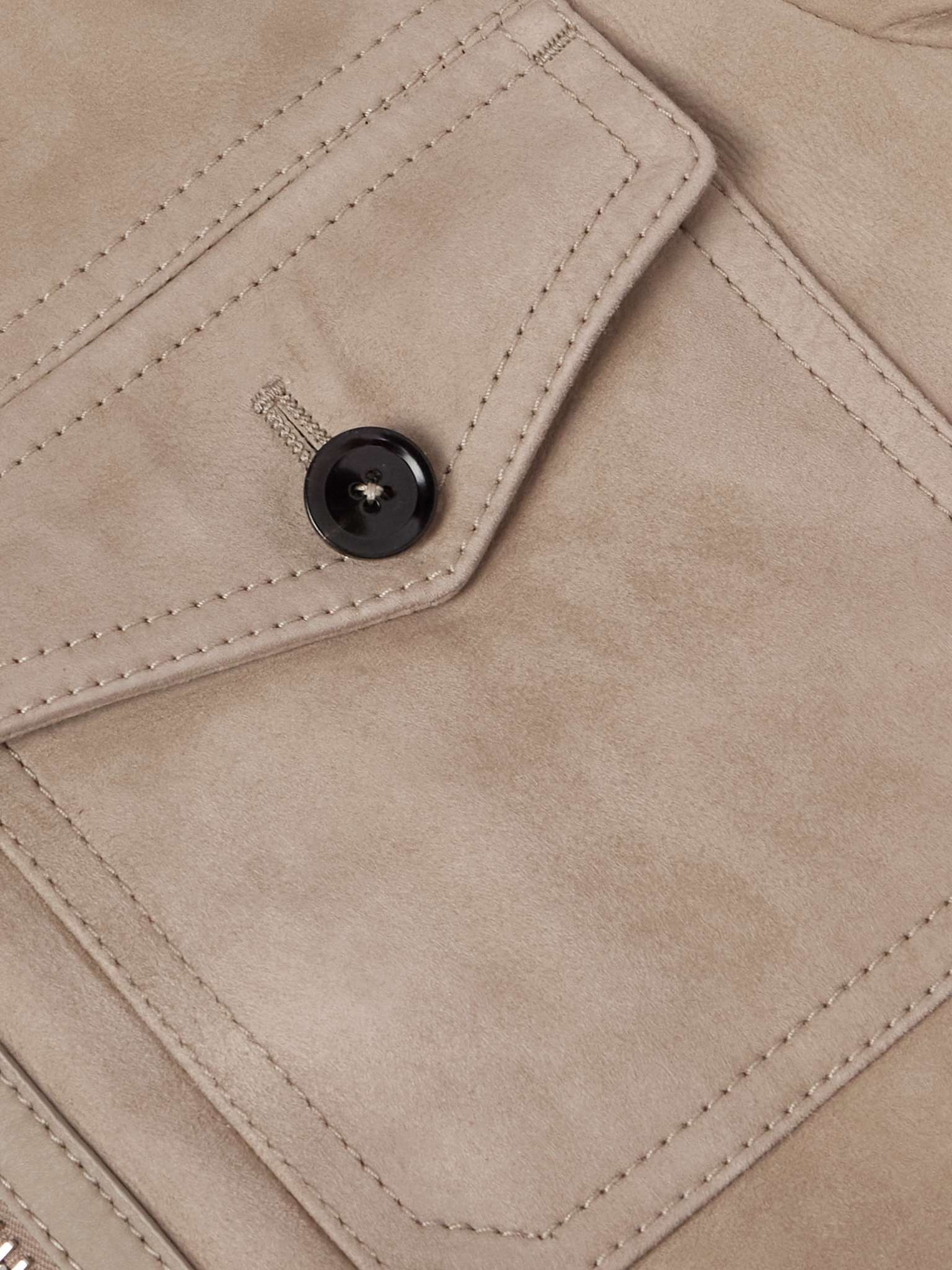 Suede Bomber Jacket - 5