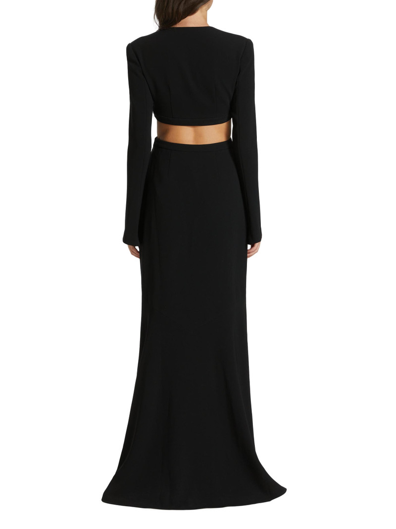 A. L.C. Women's Issa Cutout Long-Sleeve Gown - Black 5